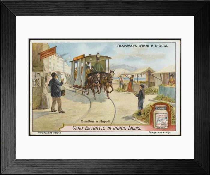Framed Print : Horse Tram, Naples Framed Print : Horse Tram, Naples
