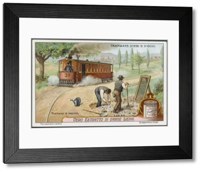 Framed Print : Italian Steam Tram Framed Print : Italian Steam Tram