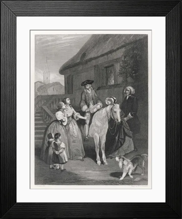 Framed Print : Vicar Wakefield Moses Framed Print : Vicar Wakefield Moses