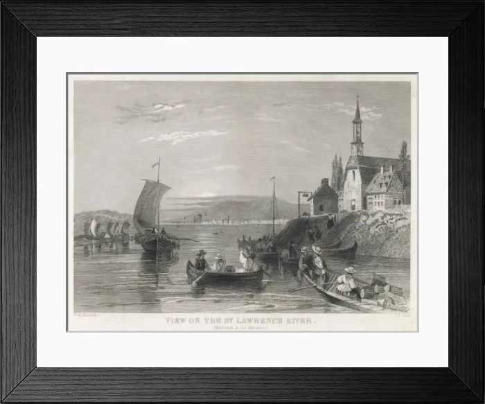 Framed Print : St Lawrence River Framed Print : St Lawrence River