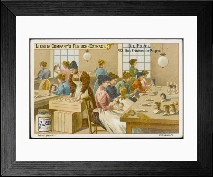 Framed Print : Giving Dolls Hair Framed Print : Giving Dolls Hair