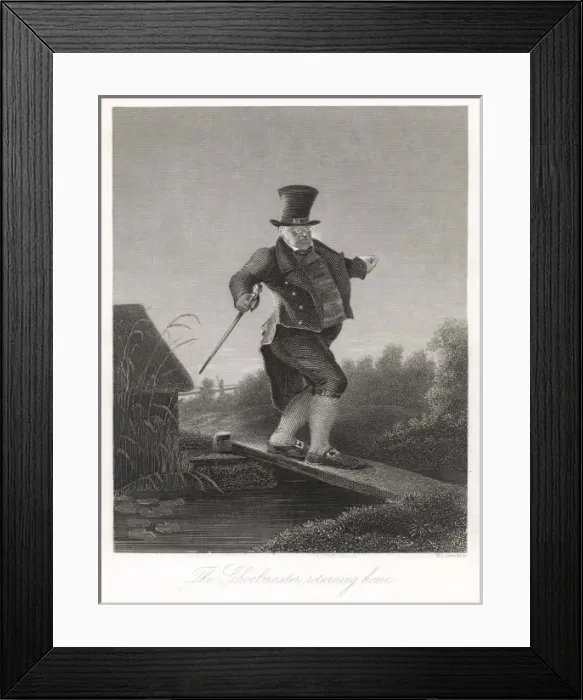Framed Print : Narrow Plank Bridge Framed Print : Narrow Plank Bridge