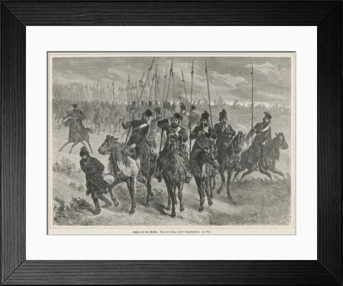 Framed Print : Cossacks on the March Framed Print : Cossacks on the March