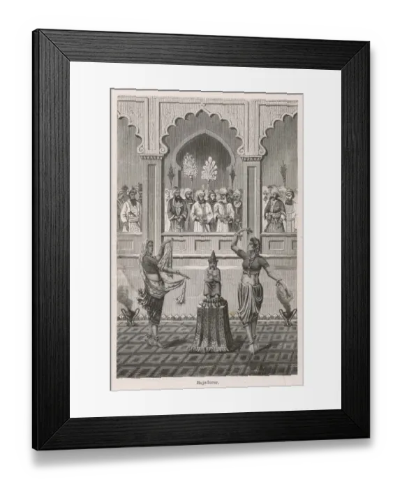 Framed Print : Indian Bayaderes
