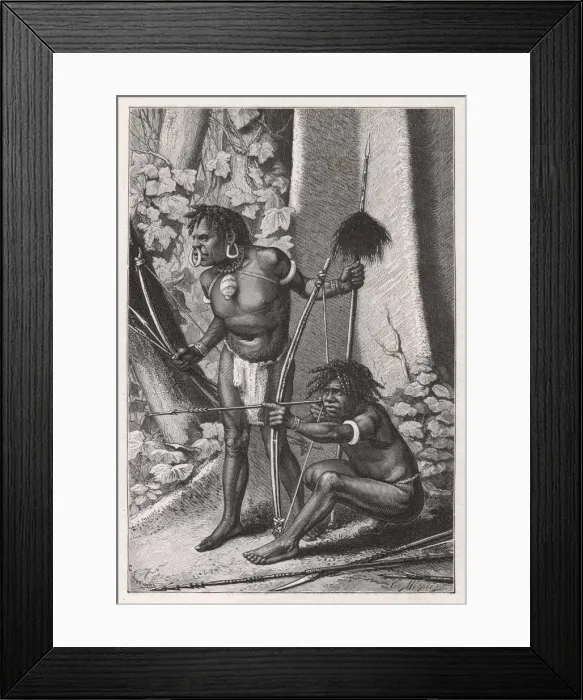 Framed Print : New Guinea Warriors Framed Print : New Guinea Warriors