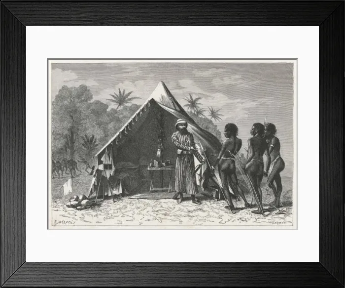 Framed Print : New Guinea Folk & Friend Framed Print : New Guinea Folk & Friend
