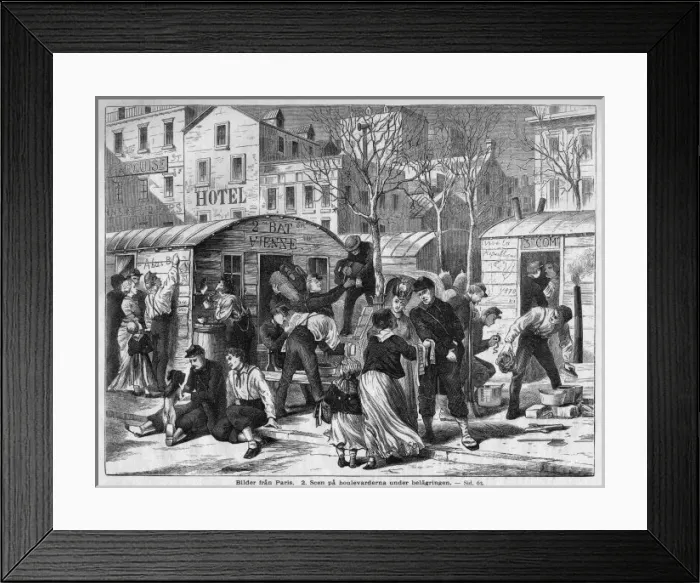 Framed Print : During Siege of Paris Framed Print : During Siege of Paris
