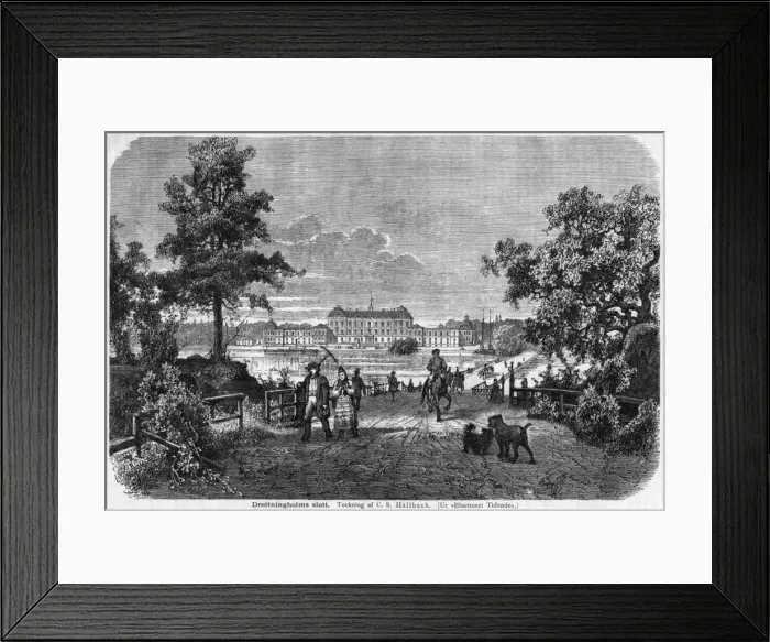 Framed Print : Drottningholms Slott Framed Print : Drottningholms Slott