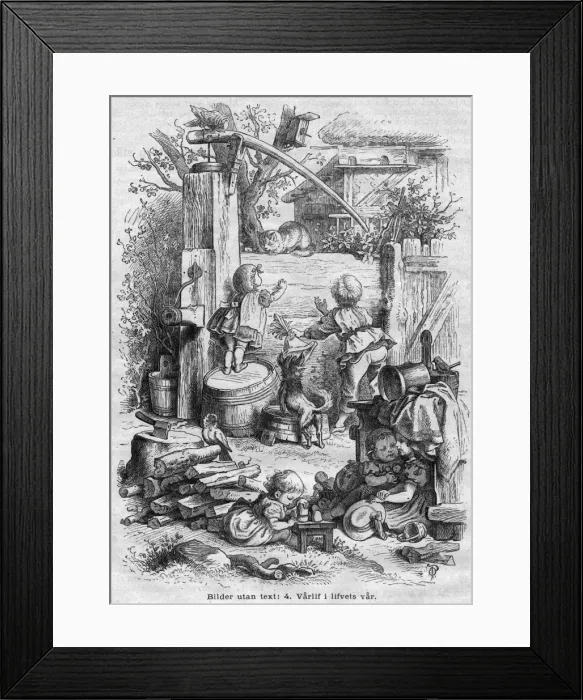 Framed Print : Childrens Varied Play Framed Print : Childrens Varied Play
