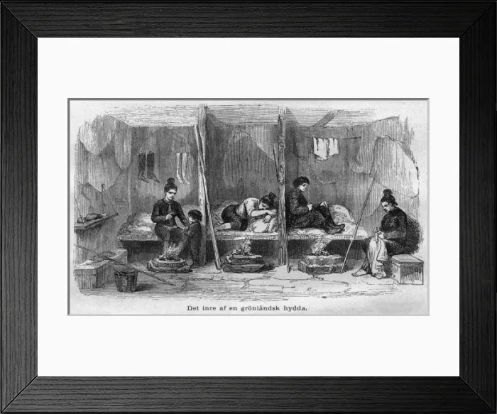 Framed Print : Greenland Bedroom Framed Print : Greenland Bedroom