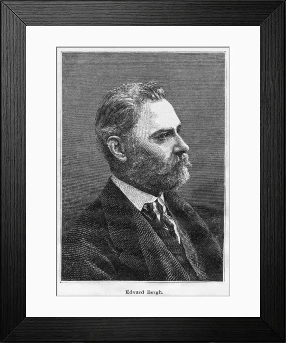 Framed Print : Edvard Bergh, Artist Framed Print : Edvard Bergh, Artist