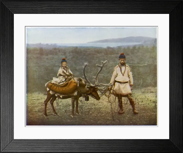 Framed Print : Lapp Father and Son Framed Print : Lapp Father and Son