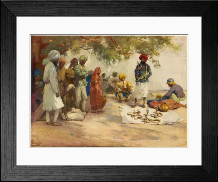 Framed Print : Indian Snake Charmer Framed Print : Indian Snake Charmer