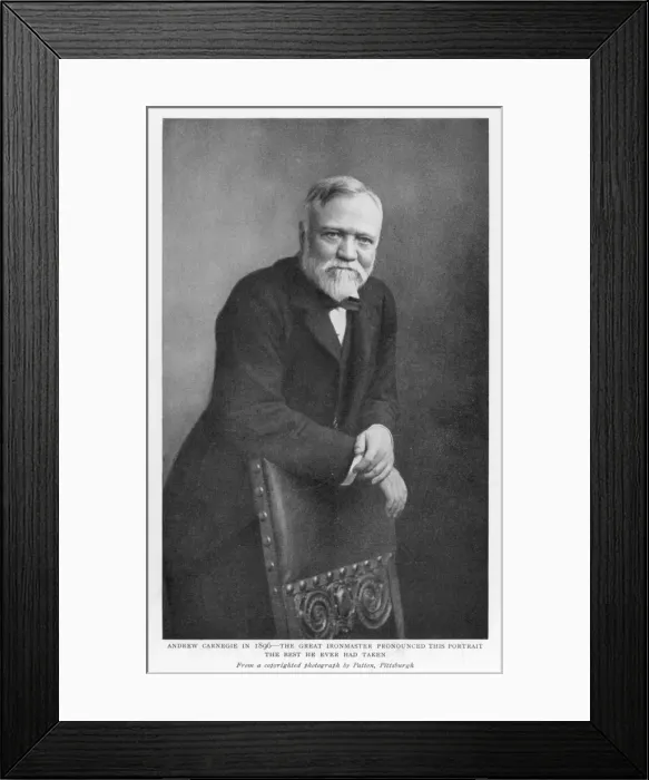 Framed Print : CARNEGIE (1835 - 1919) Framed Print : CARNEGIE (1835 - 1919)