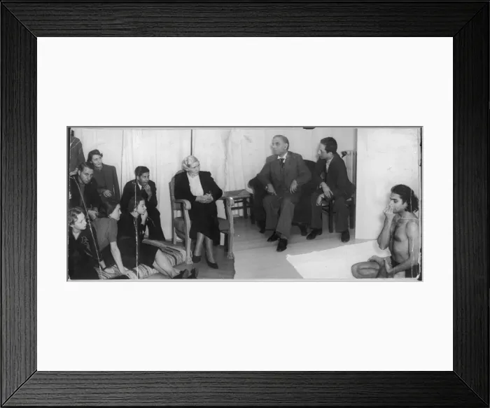 Framed Print : Yoga Meditation 1930S Framed Print : Yoga Meditation 1930S