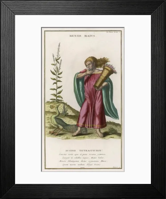 Framed Print : Month of May C18Th Framed Print : Month of May C18Th