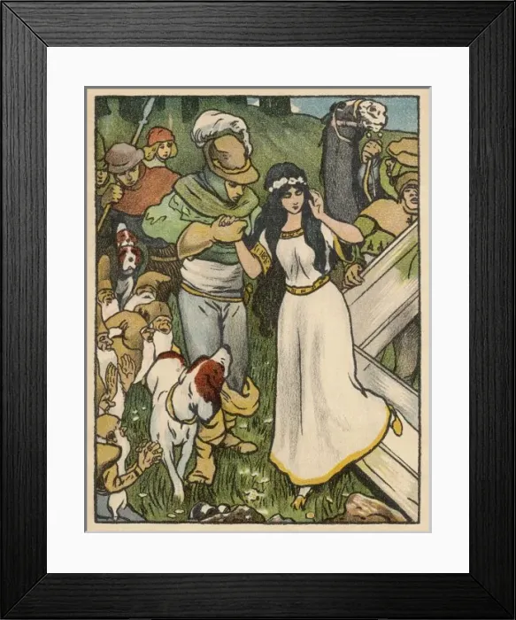 Framed Print : Snow White Reawakens Framed Print : Snow White Reawakens