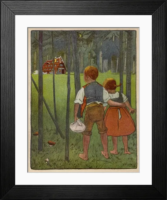 Framed Print : Hansel Gretel Cottage Framed Print : Hansel Gretel Cottage