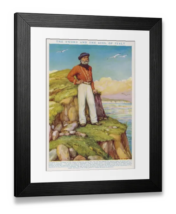 Framed Print : Garibaldi on Caprera Framed Print : Garibaldi on Caprera