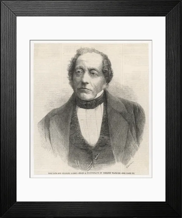 Framed Print : Sir Charles Barry - 3 Framed Print : Sir Charles Barry - 3