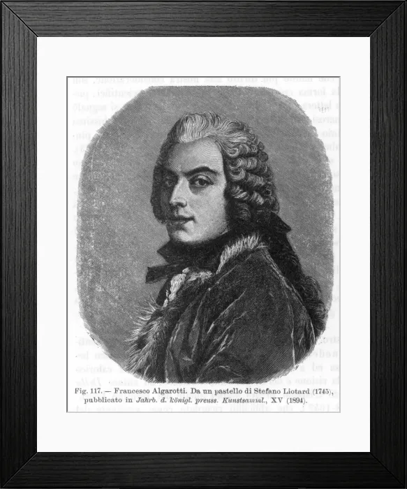 Framed Print : Francesco Ct. Algarotti Framed Print : Francesco Ct. Algarotti