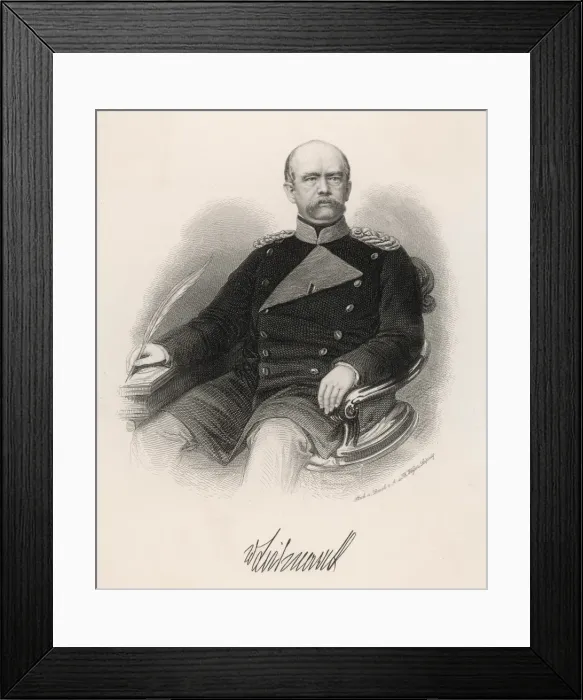 Framed Print : Bismarck 1870S