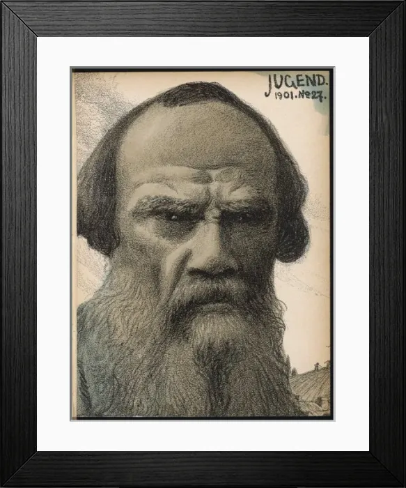 Framed Print : Head Shot of Tolstoy Framed Print : Head Shot of Tolstoy