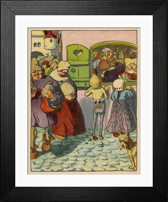 Framed Print : Fairytale Tischlein Framed Print : Fairytale Tischlein