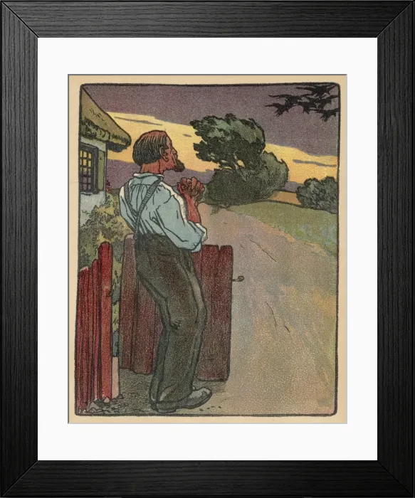 Framed Print : 7 Ravens Father Prays Framed Print : 7 Ravens Father Prays