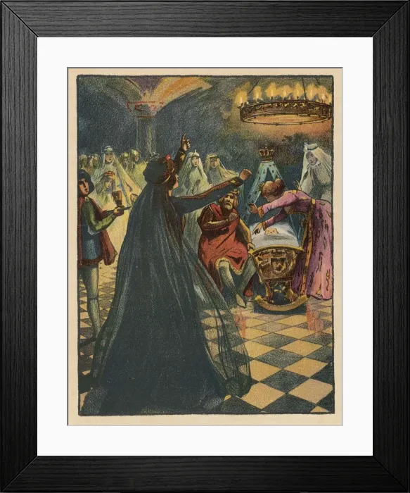 Framed Print : Sleeping Beauty Spell Framed Print : Sleeping Beauty Spell