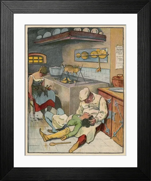 Framed Print : Sleeping Beauty Kitchen Framed Print : Sleeping Beauty Kitchen