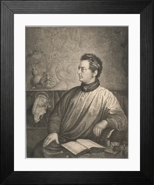 Framed Print : Clemens Brentano Framed Print : Clemens Brentano