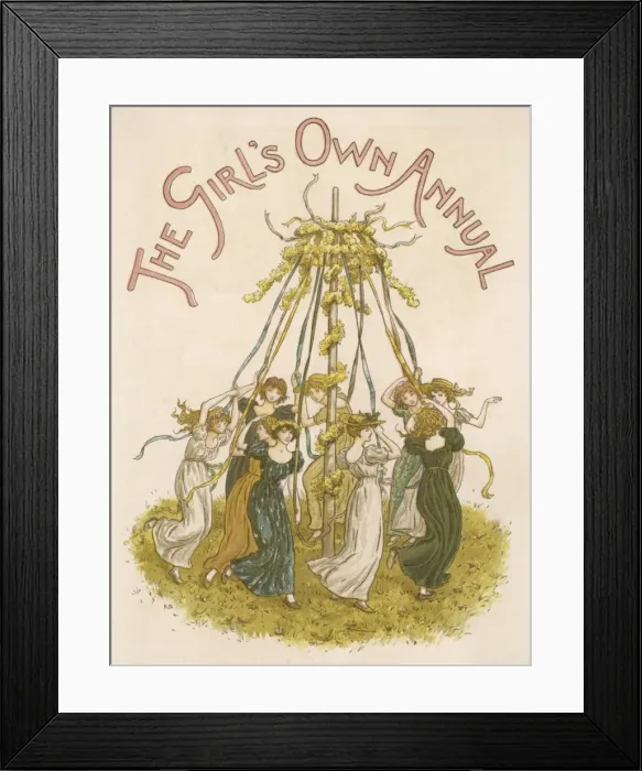 Framed Print : Dancing Round Maypole Framed Print : Dancing Round Maypole
