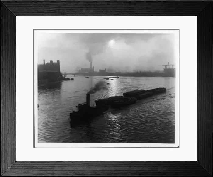 Framed Print : The Industrial Thames Framed Print : The Industrial Thames