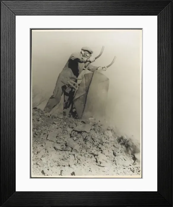 Framed Print : Dumping Rubbish 1940S Framed Print : Dumping Rubbish 1940S