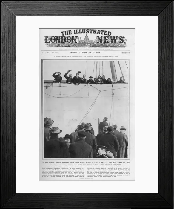 Framed Print : Labour Leaders Deported Framed Print : Labour Leaders Deported