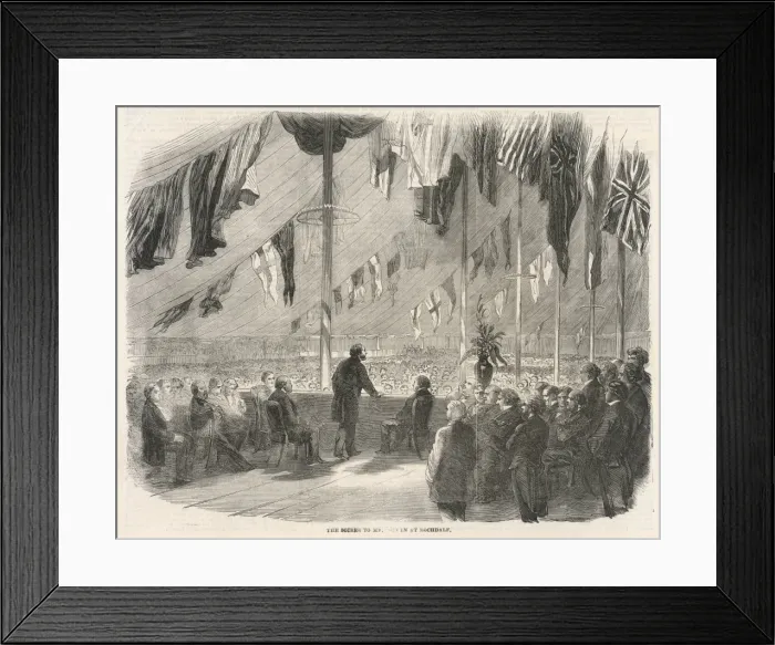 Framed Print : Cobden Honoured Framed Print : Cobden Honoured
