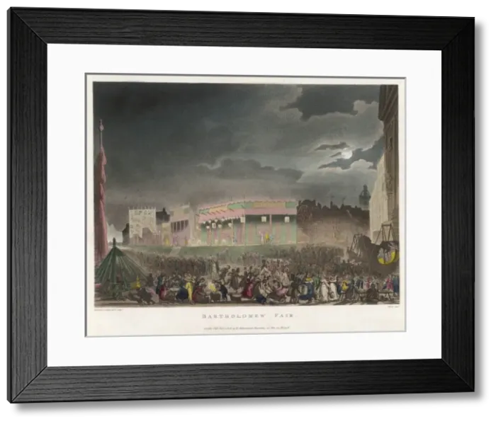 Framed Print : Bartholomew Fair Colour Framed Print : Bartholomew Fair Colour