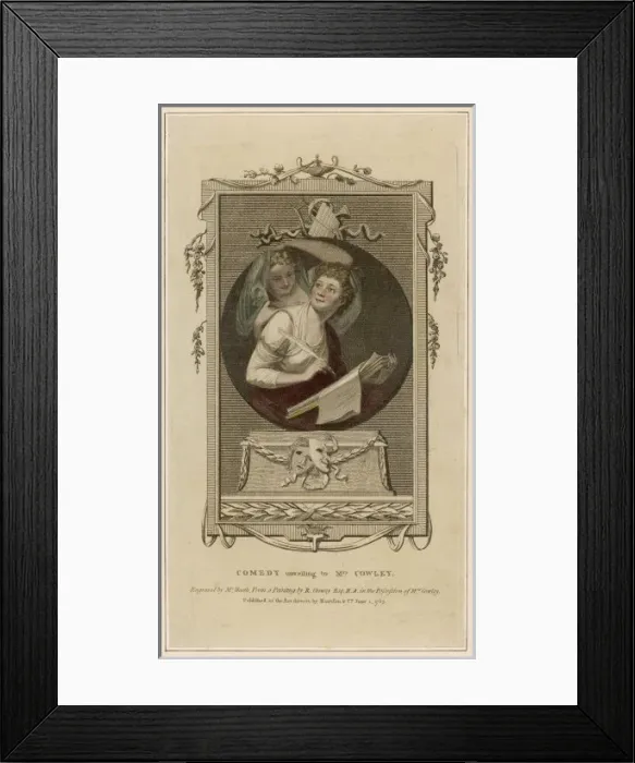 Framed Print : Hannah Cowley & Muse Framed Print : Hannah Cowley & Muse