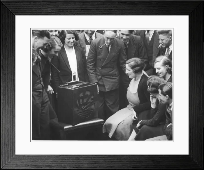 Framed Print : Grand National on Radio Framed Print : Grand National on Radio