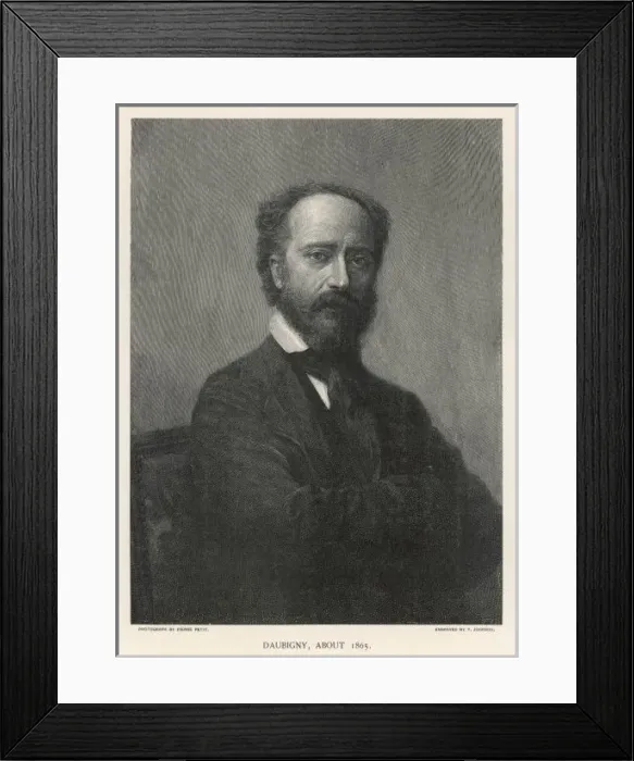 Framed Print : Charles Fr. Daubigny - 2 Framed Print : Charles Fr. Daubigny - 2