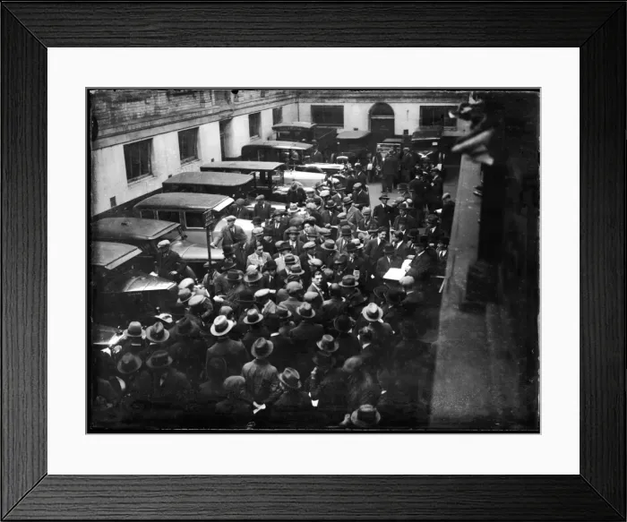 Framed Print : Car Auction 1930S Framed Print : Car Auction 1930S