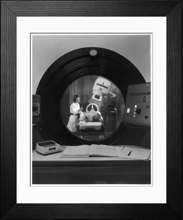 Framed Print : Radiation Treatment 1968 Framed Print : Radiation Treatment 1968