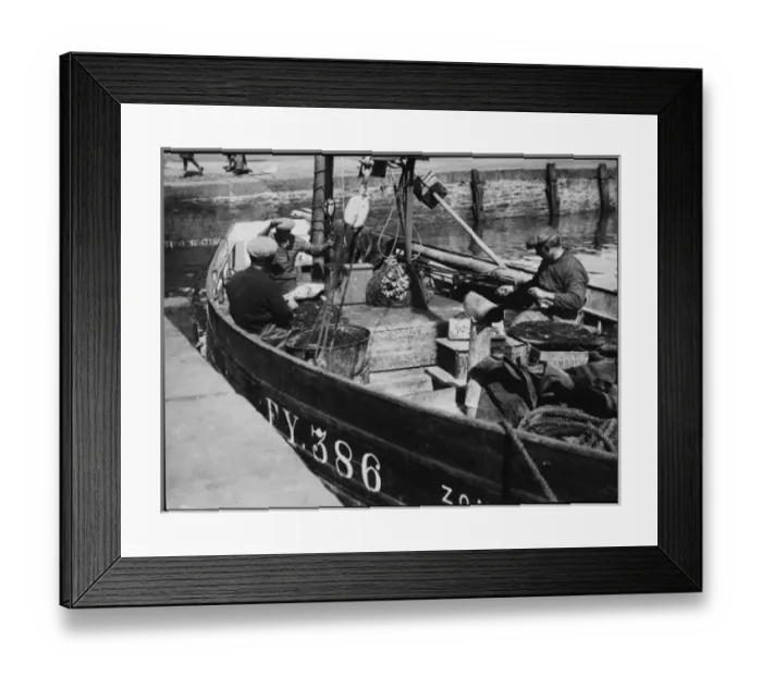 Framed Print : Cornish Fishermen Framed Print : Cornish Fishermen