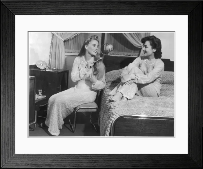 Framed Print : Girls Night In Framed Print : Girls Night In