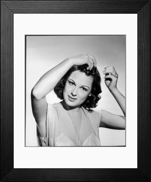 Framed Print : Hairstyle 1940S Framed Print : Hairstyle 1940S