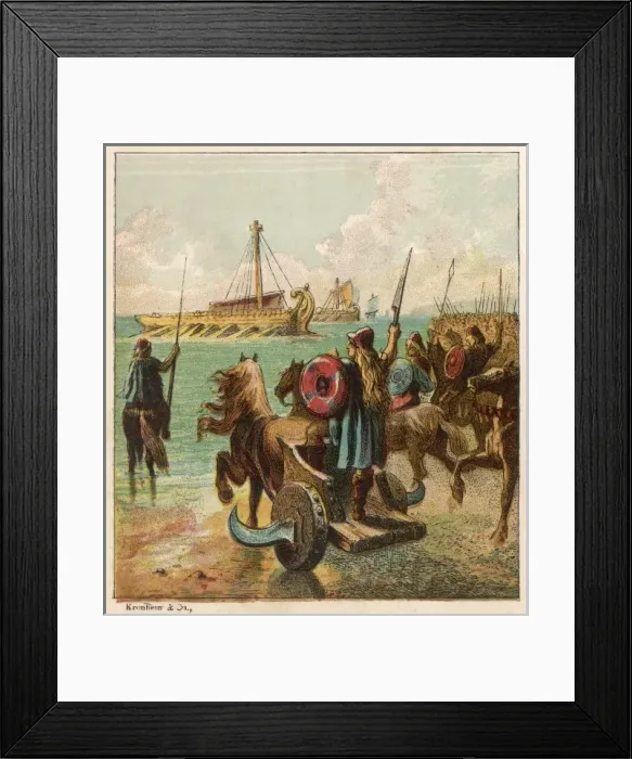 Framed Print : Roman Invasion Attempt Framed Print : Roman Invasion Attempt
