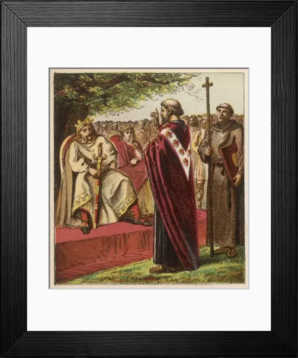 Framed Print : St Augustine & Ethelbert Framed Print : St Augustine & Ethelbert
