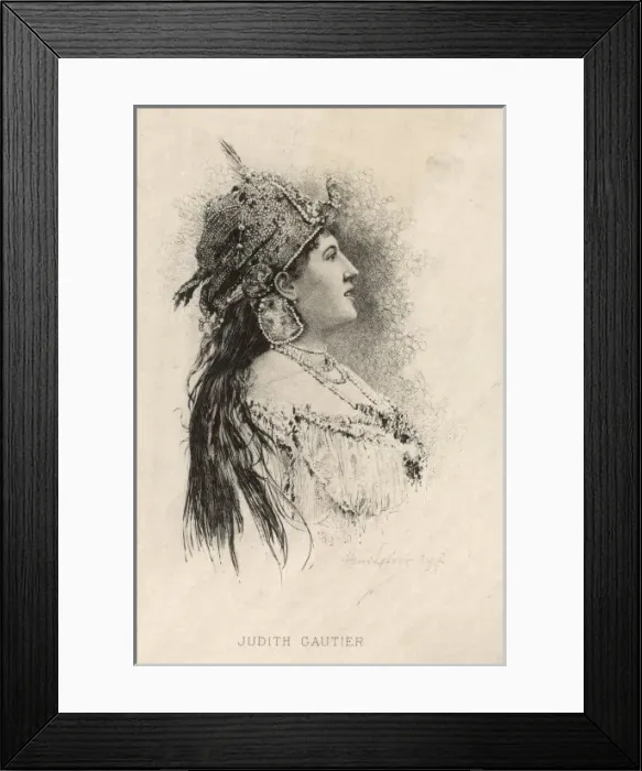 Framed Print : Judith Gautier Framed Print : Judith Gautier