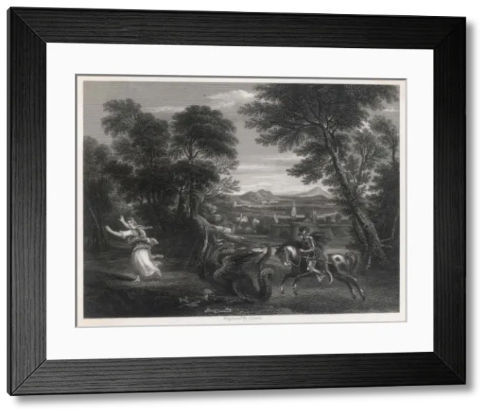 Framed Print : St George (Domenichino) Framed Print : St George (Domenichino)